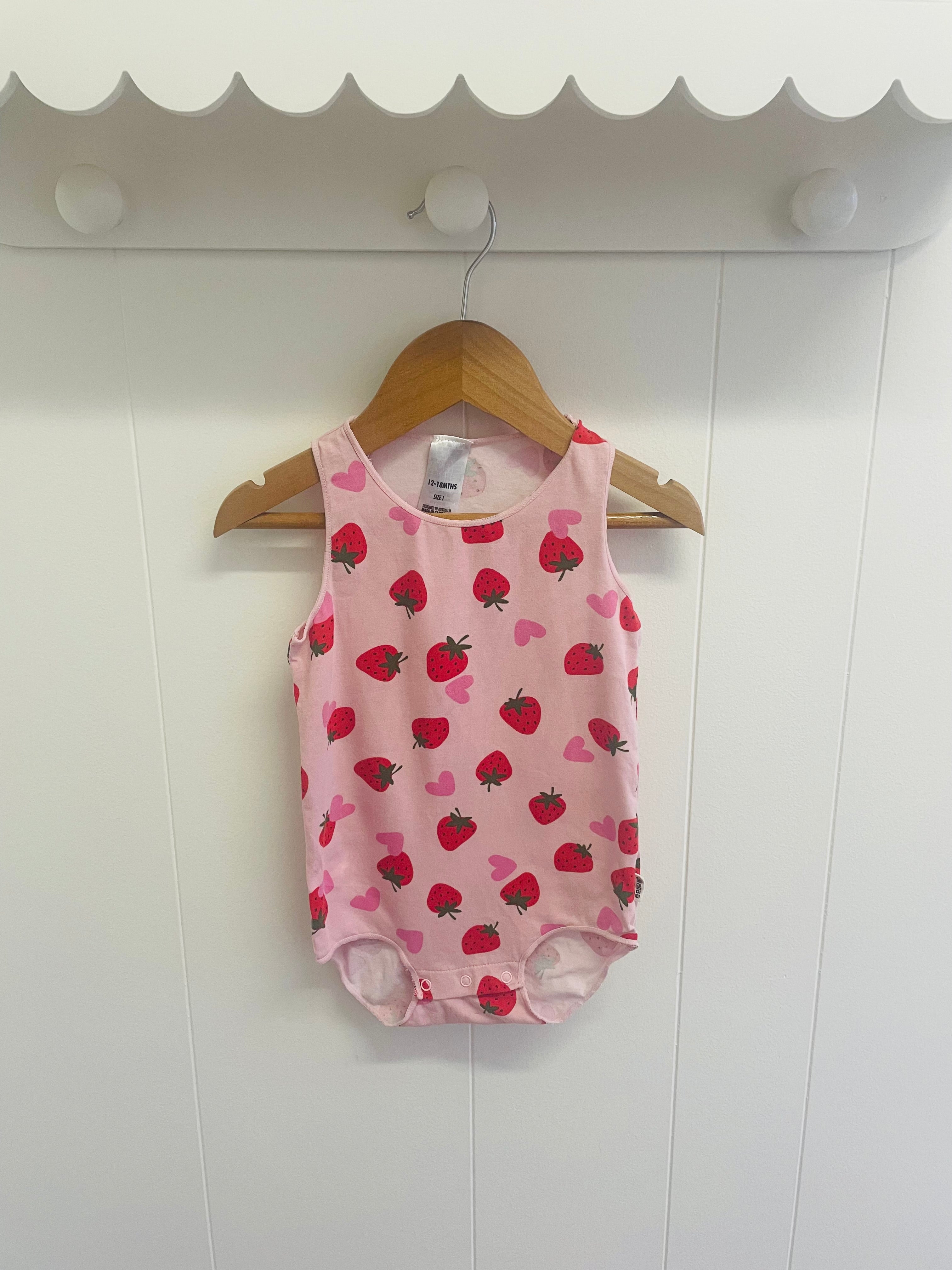 BONDS STRAWBERRY BODYSUIT