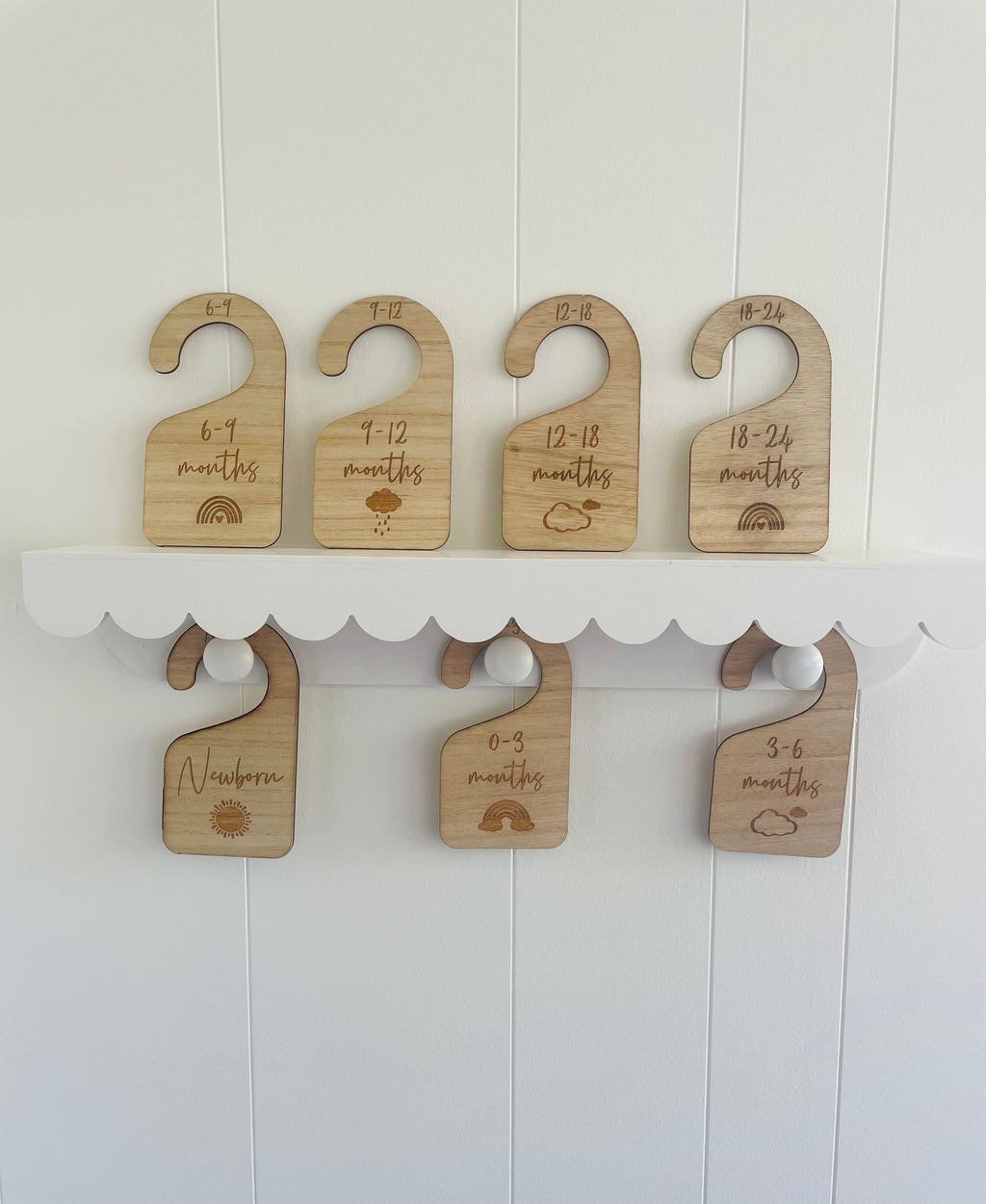 BLOSSOM + PEAR WOODEN MILESTONES
