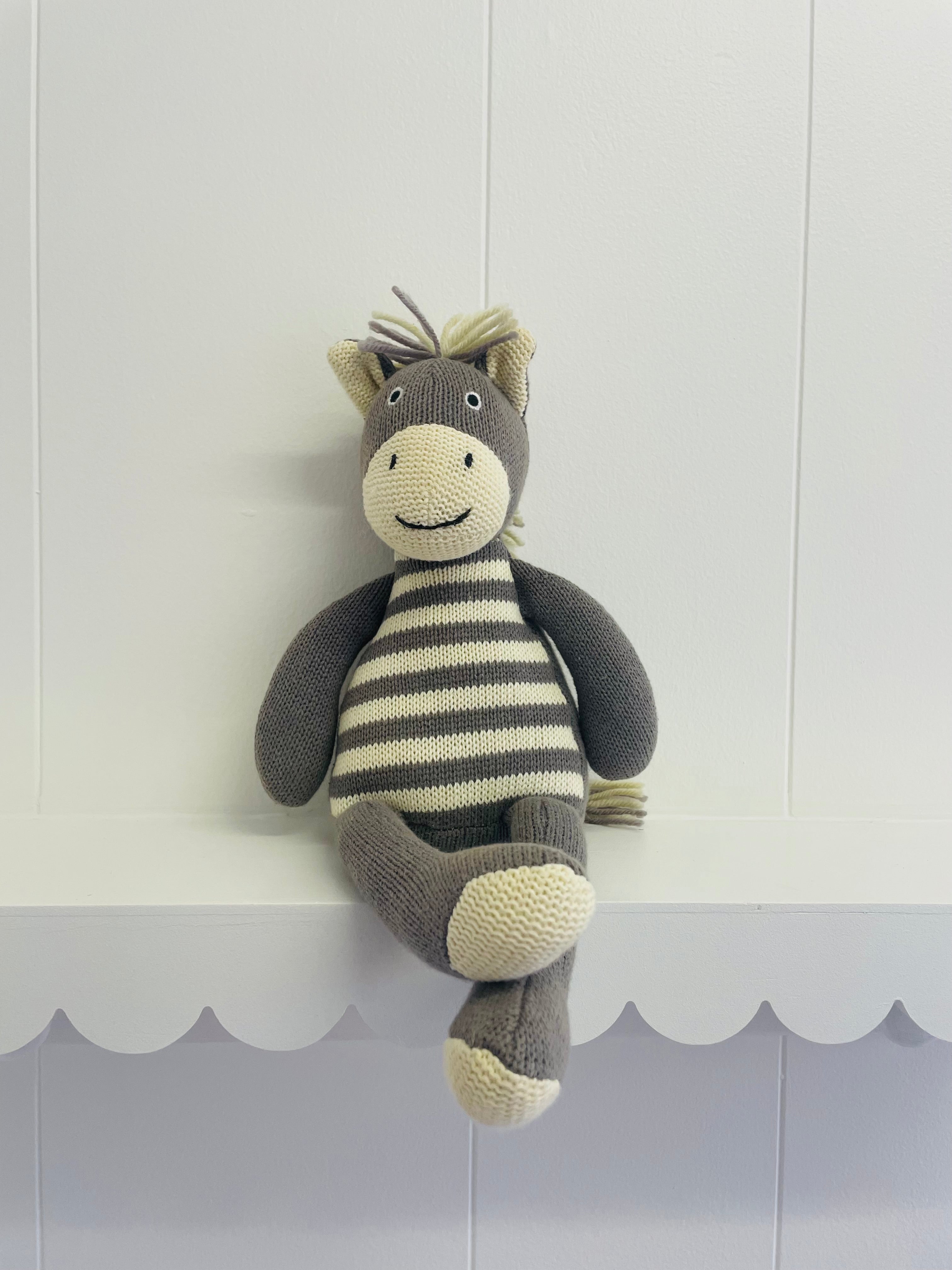 LILY AND GEORGE KNITTED  DONKEY