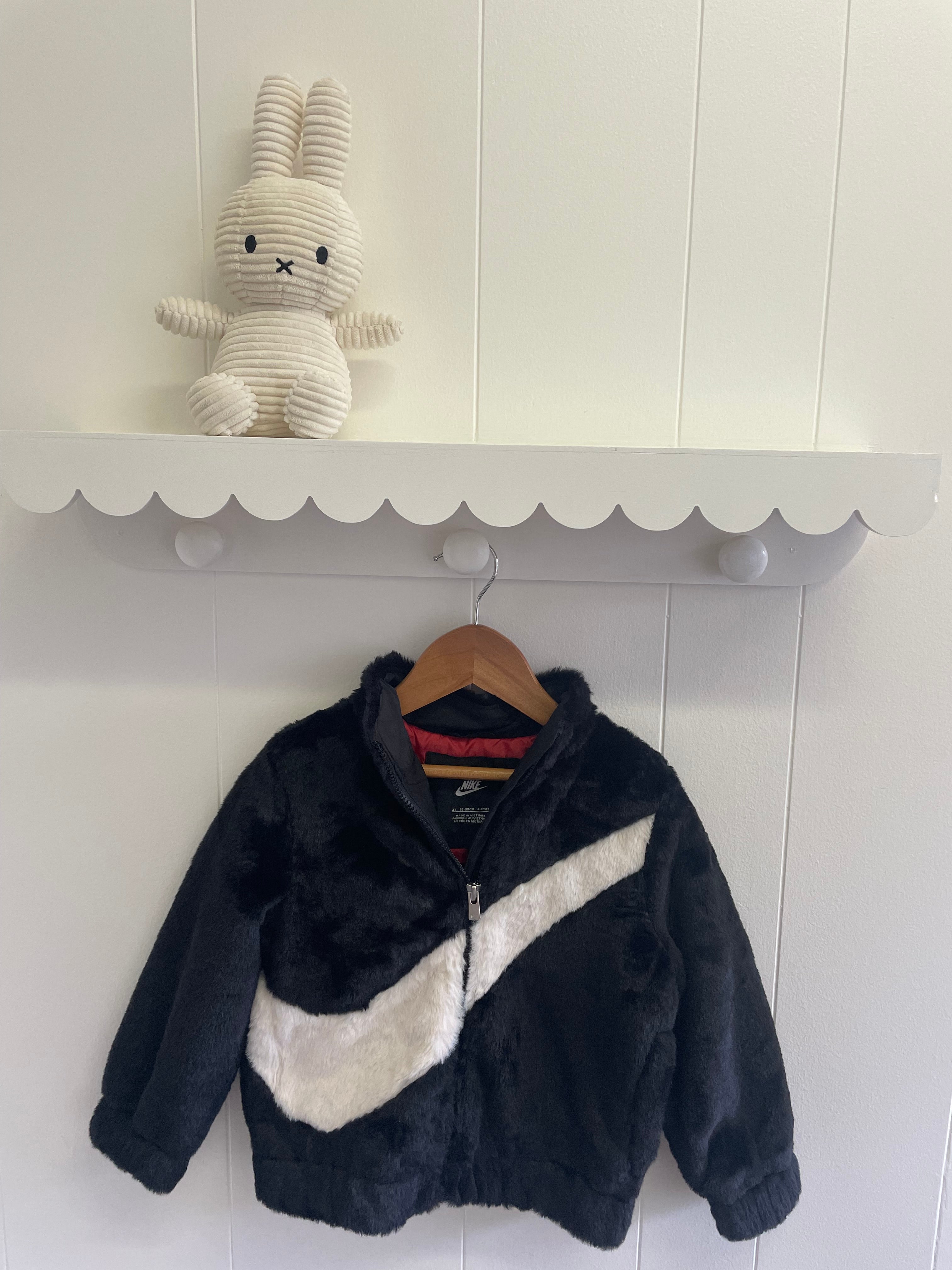 FAUX FUR NIKE JACKET