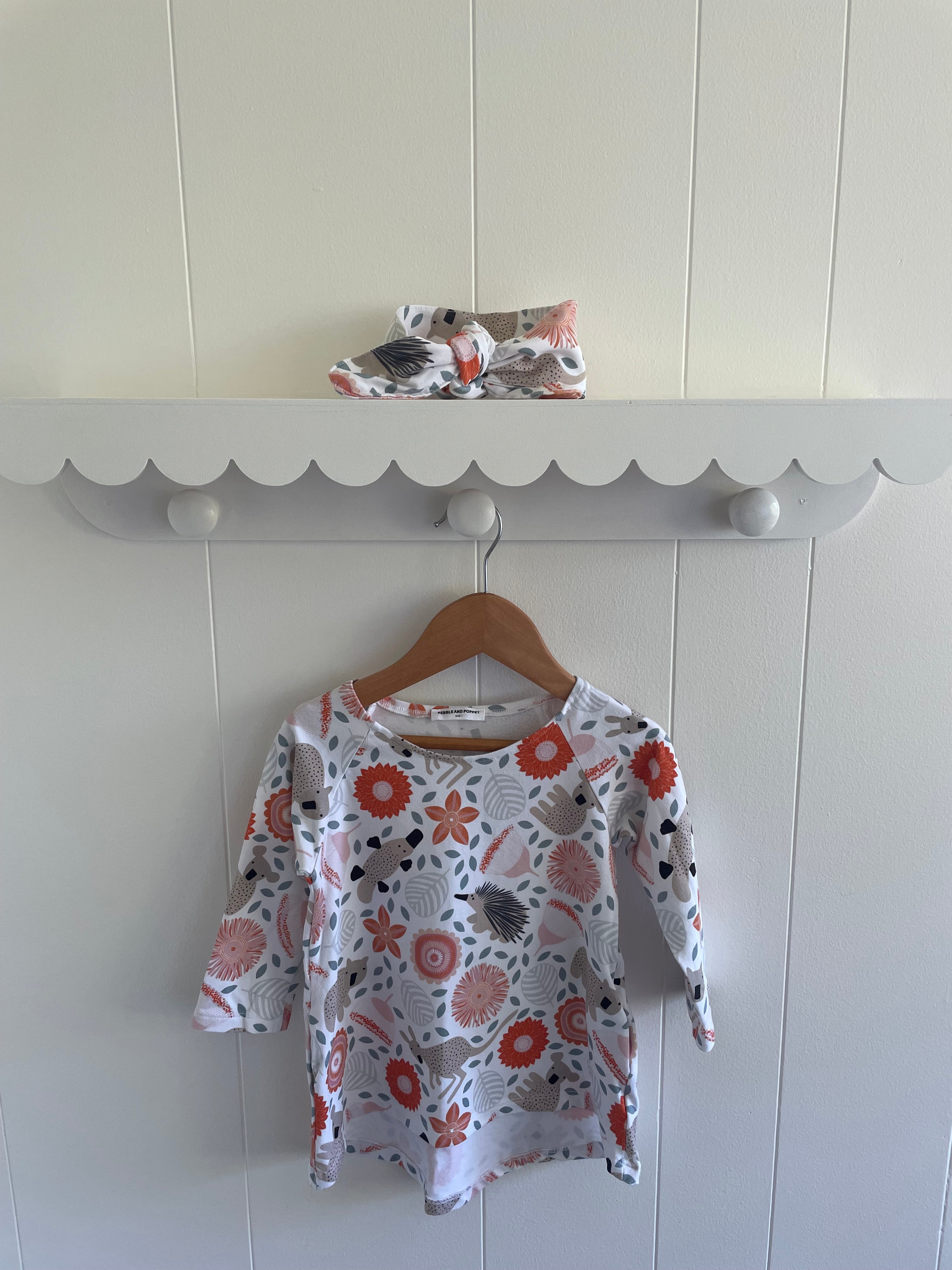 PEBBLE + POPPET TUNIC AND MATCHING HEADBAND