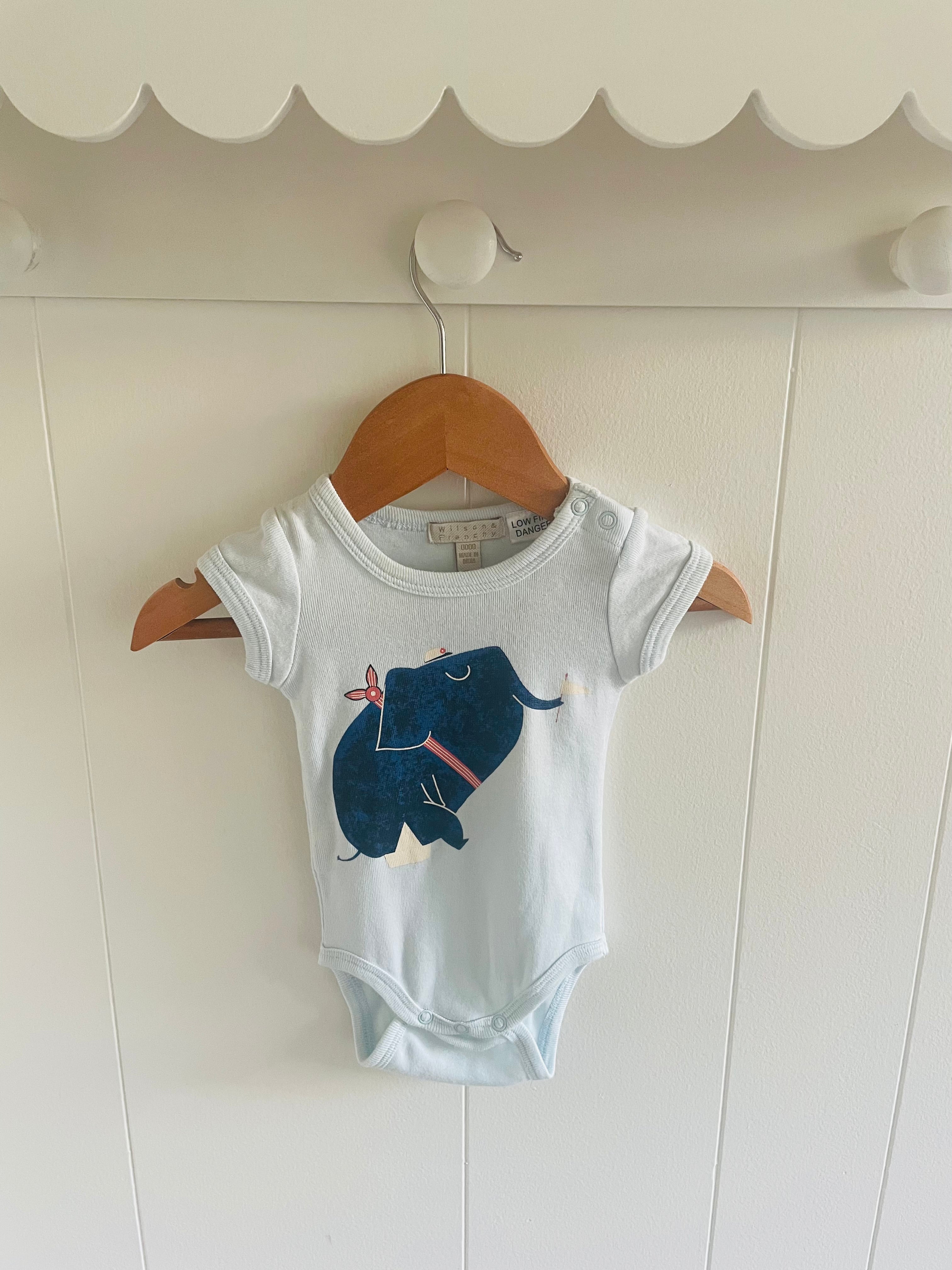 WILSON & FRENCHY NAUTICAL ELEPHANT BODYSUIT